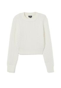 Джемпер OVS Jumper, Ice White/White