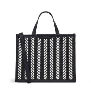 Audley Drive - Маленькая сумка-саквояж с открытым верхом Radley, черный