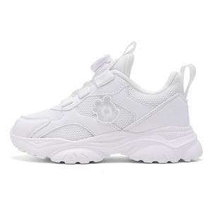 Низкие повседневные кроссовки для мальчиков и девочек Kids' BOBDOG, черный [без подкладки, сетчатые]