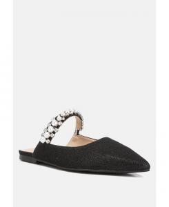 Женские слипоны GEODE с жемчужным декором Rag & Co, черный