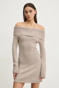 Платье Hollister Co., бежевый