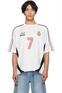 Rhude Белая футбольная майка Lundun