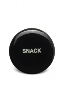 Серьга с графичным принтом Prada, серебряный