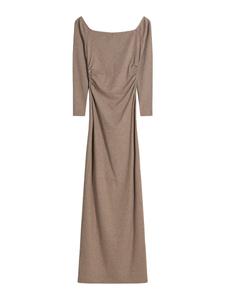 Платье Bershka, mottled beige