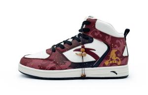 Кроссовки для скейтбординга Little Zero Feeling: противоскользящие, износостойкие, увеличивают рост, средней высоты, унисекс Anta, красный