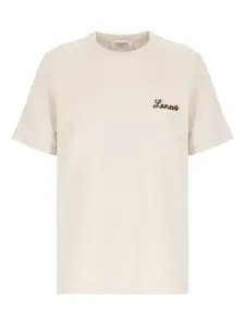 Футболка с вышитым логотипом Laneus, нейтральный