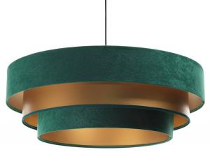 Подвесной светильник BPSKoncept Triniti Dark, золото - зеленый