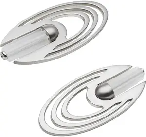 Карниз Liedeco "style set, полный комплект планет 12 мм - Saturn", 1 направляющая, фиксированный размер, полный карниз 200 см, Ø 12 мм, цвет edelstahlfarben