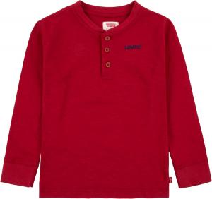 Футболка Levi's Boys Henley с длинным рукавом, Rhythmic Red