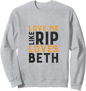 Толстовка Love Me Like Lip Love Bess, серая (серый меланж), размер S Yellowstone