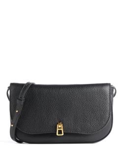 Сумка через плечо Magic из зерненой кожи Coccinelle, черный