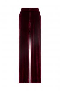 Lily and lionel Широкие брюки в цвете бургунди