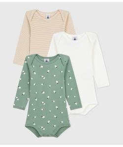 Боди с длинными рукавами (комплект из 3 предметов)