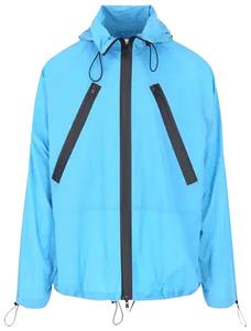Куртка Bottega Veneta Hooded Zip Lightweight Jacket 'Bright Blue', синий