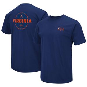 Мужская темно-синяя футболка Virginia Cavaliers OHT Military Appreciation Colosseum