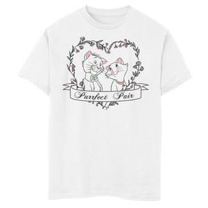 Футболка с рисунком «Герцогиня и Томас Пуррфект» для мальчиков 8–20 лет Disney's Aristocats Pair Perfect Disney