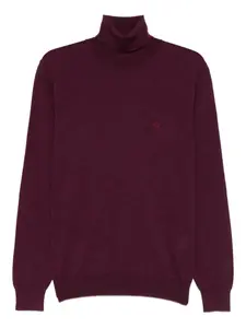 Водолазка с вышивкой Etro, красный