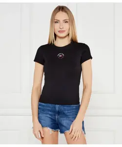 Футболка Slim fit Tommy Jeans, черный
