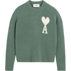 Свитер Ami Adc AMIPARIS, мятно-зеленый