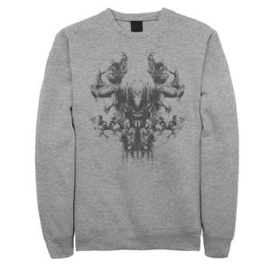 Мужской флисовый топ Avengers Endgame дымчатого цвета с черепом Marvel