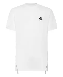 Футболка с круглым вырезом и шестиугольным вырезом Philipp Plein, белый