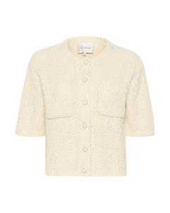 Вязаный кардиган My Essential Wardrobe, белый