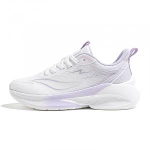HUANQIU Женские амортизирующие износостойкие легкие низкие кеды для бега бело-фиолетовые, цвет White Purple