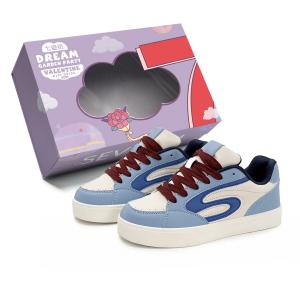 7 SEVFUN Износостойкие легкие дышащие лоу-топ скейтбордские кроссовки унисекс Sky Blue, цвет Sky Blue