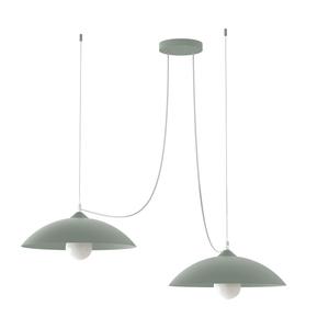 Подвесной светильник Lumicom, 40x40x9 см, зеленый