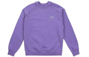 Ader Error Толстовка унисекс, фиолетовые, с круглым вырезом, средней толщины, стандартного размера