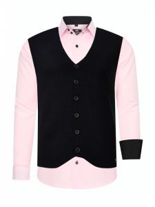 Rusty Neal Комплект из рубашки и жилета (2 шт.), розовый