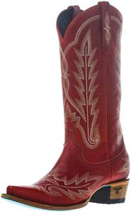 Сапоги до середины икры Lane Lexington с керамической трещиной, Smoldering Ruby