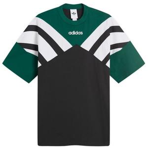 Футболка с вырезом Adidas, мультиколор