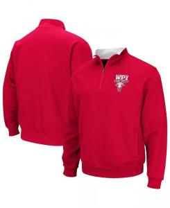 Мужская красная толстовка Tortugas с застежкой-молнией Quarter-Zip от Worcester Polytechnic Institute Engineers Colosseum