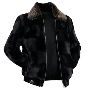 ZIAREL Вельветовая куртка Unisex Black утепленная с флисовой подкладкой и теплым воротником