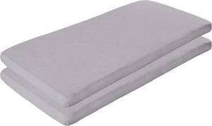 Простынь на подгонке Erwin Müller 2er-Pack 209146, 70x1x120-140 см, серый