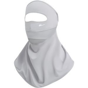 Маска для защиты от солнца из полиамида Unisex WARRIOR, mist серый[lightweight breathable, full face sun protection]