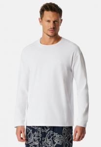 Топ Schiesser Long sleeved top, Weiss/White