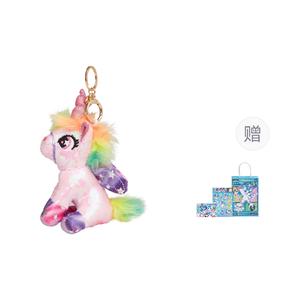 Плюшевый кулон с единорогом и пайетками высота стоя 18 см высота сидя 15 см длина 15 см CozyWorld
