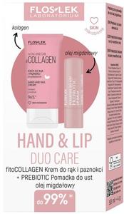 Набор средств по уходу за руками и губами Flos-Lek, лабораторный крем и помада