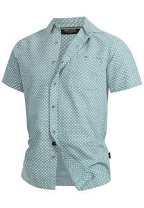 Рубашка на пуговицах классического кроя INDICODE JEANS Way, Turquoise