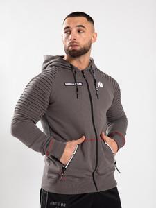 Свитер с капюшоном на молнии Gorilla Wear Athletic Sweatshirt Georgia, серый