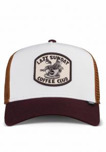 Бейсболка Djinn's TRUCKER HFT COFFEE CLUB, White Brown/Multi-Coloured