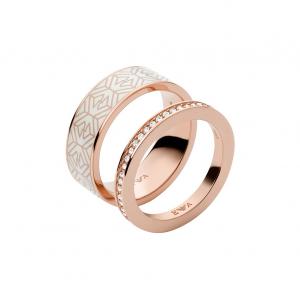 Кольца из нержавеющей стали для женщин EMPORIO ARMANI, розовый золотой