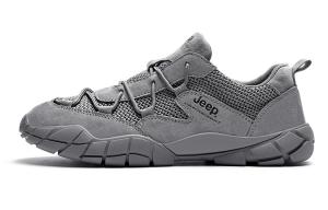 Jeep Низкие уличные кроссовки мужские серые, цвет Gray