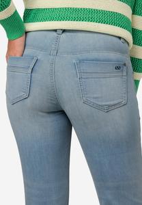 Джинсы узкого кроя 5-Pocket LAURASØN, светло-голубой деним