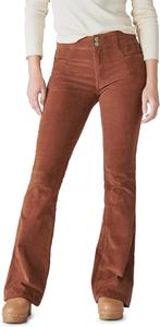 Джинсы Lucky Brand High-Rise Stevie Flare in Hot Coca, цвет Hot Cocoa
