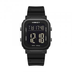 Disney Электронные часы с силиконовым ремешком унисекс черный циферблат