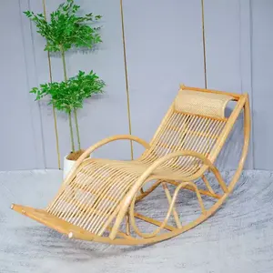 Yu Senyi Кресло-качалка из ротанга xiaohao, оригинальный цвет, полосатый стиль