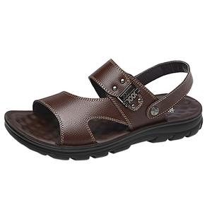 MEXICAN Пляжные сандалии мужские черно-коричневые коричневые, цвет Brown